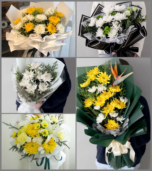 江苏泰州泰兴市古溪镇野芹村白事花束代送